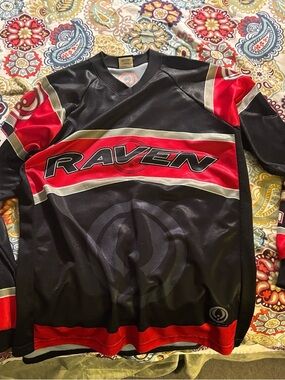 Raven Black & Red Racing Jersey